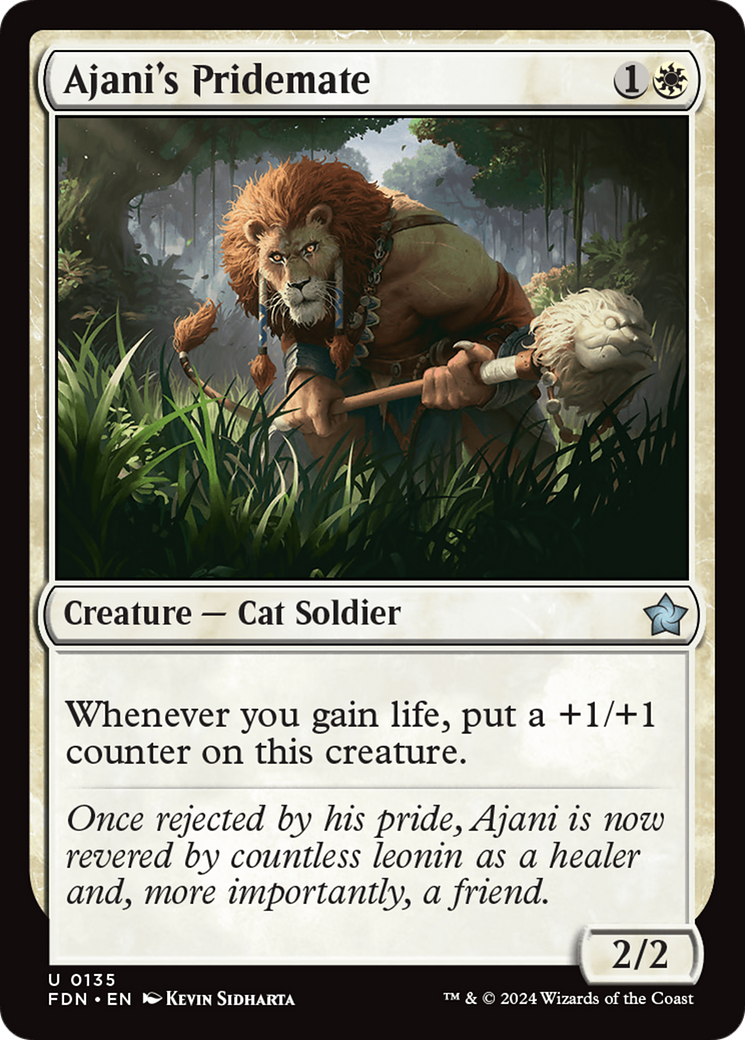 Ajani's Pridemate [Foundations] | Yard's Games Ltd