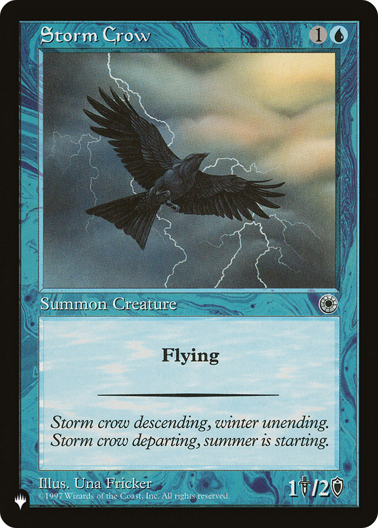 Storm Crow (POR) [The List Reprints] | Yard's Games Ltd