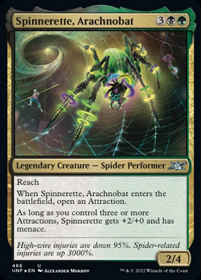 Spinnerette, Arachnobat (Galaxy Foil) [Unfinity] | Yard's Games Ltd