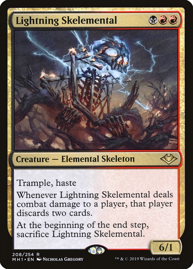 Lightning Skelemental [Modern Horizons] | Yard's Games Ltd