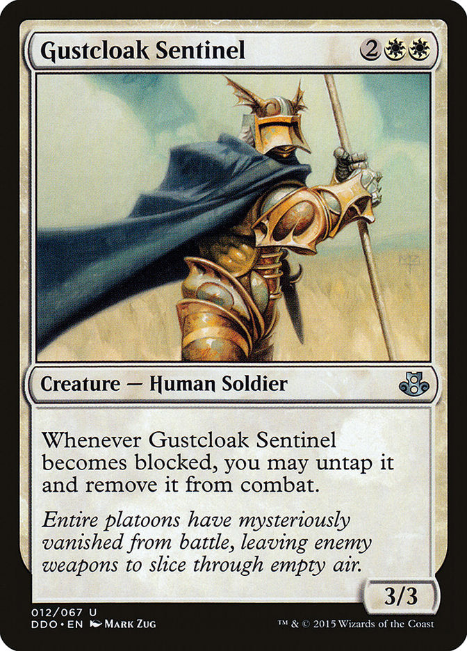 Gustcloak Sentinel [Duel Decks: Elspeth vs. Kiora] | Yard's Games Ltd