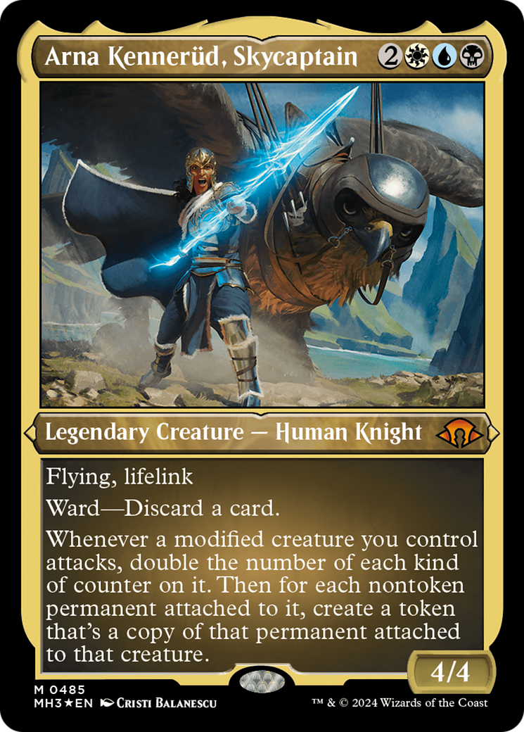 Arna Kennerud, Skycaptain (Foil Etched) [Modern Horizons 3] | Yard's Games Ltd