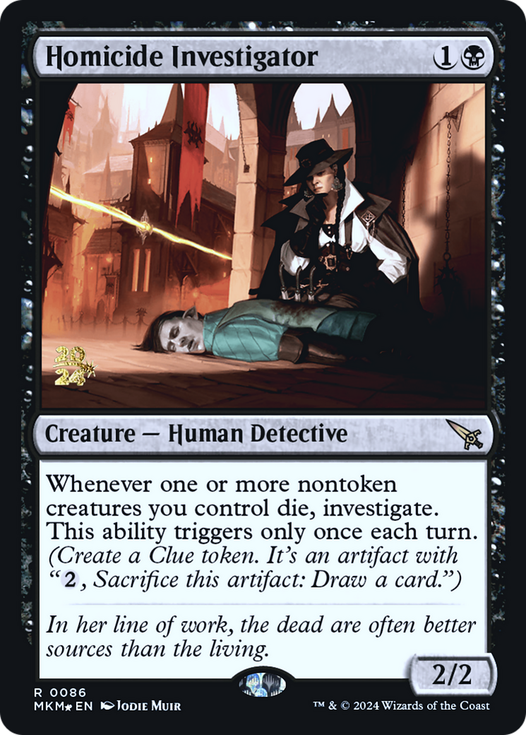 Homicide Investigator [Murders at Karlov Manor Prerelease Promos] | Yard's Games Ltd