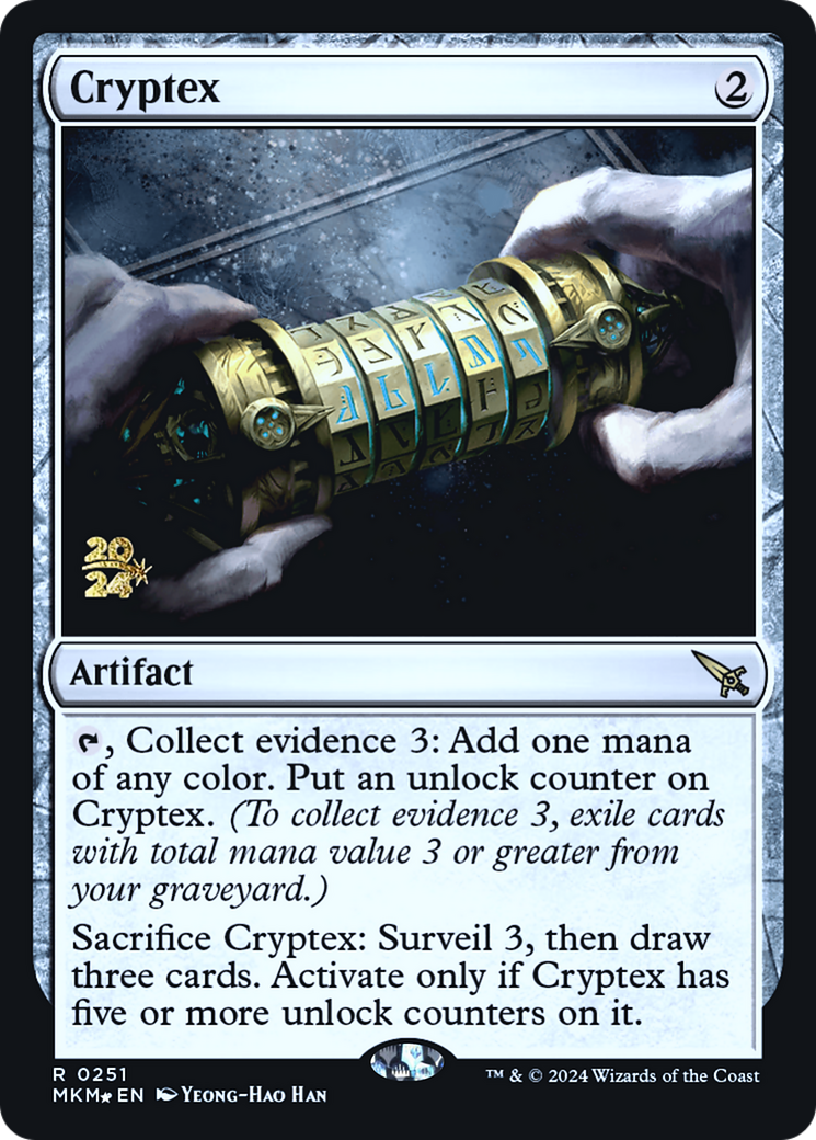 Cryptex [Murders at Karlov Manor Prerelease Promos] | Yard's Games Ltd