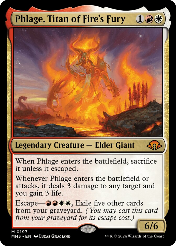 Phlage, Titan of Fire's Fury [Modern Horizons 3] | Yard's Games Ltd