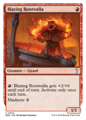 Blazing Rootwalla (White Border) [Mystery Booster 2] | Yard's Games Ltd