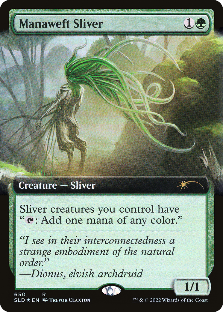 Manaweft Sliver (Extended Art) [Secret Lair Drop Promos] | Yard's Games Ltd