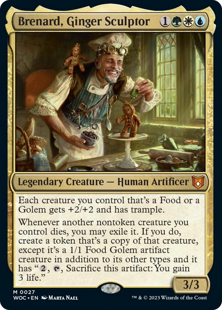 Brenard, Ginger Sculptor [Wilds of Eldraine Commander] | Yard's Games Ltd