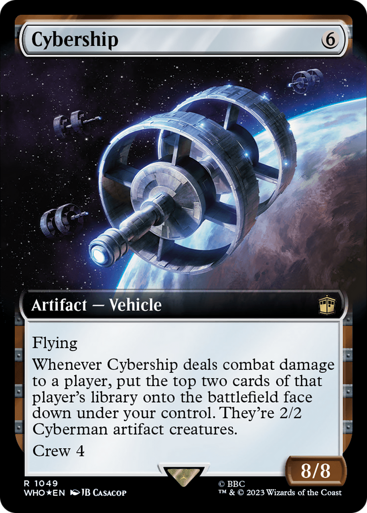 Cybership (Extended Art) (Surge Foil) [Doctor Who] | Yard's Games Ltd