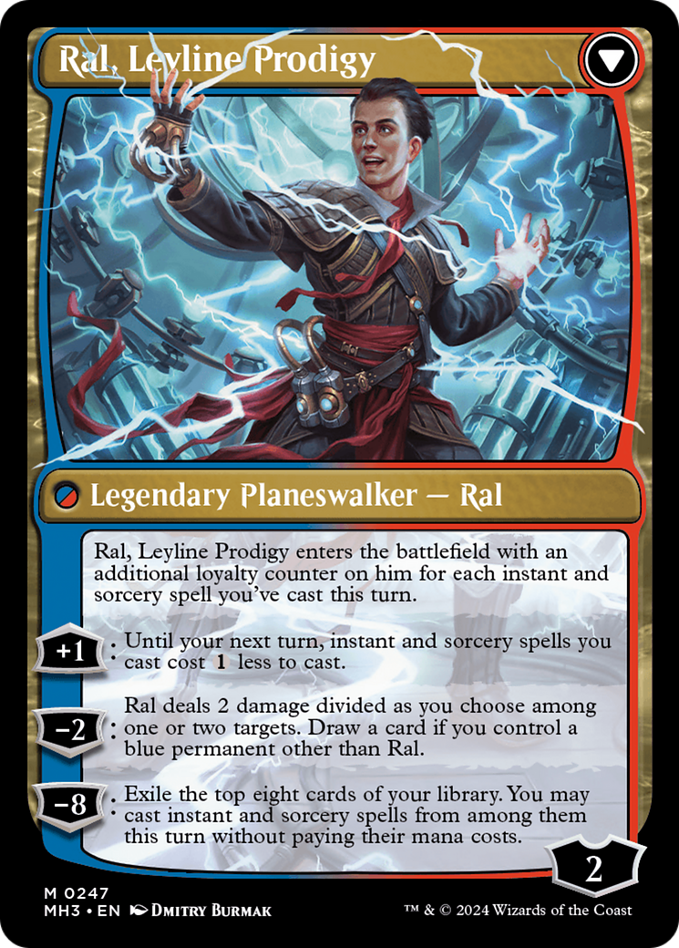 Ral, Monsoon Mage // Ral, Leyline Prodigy [Modern Horizons 3] | Yard's Games Ltd