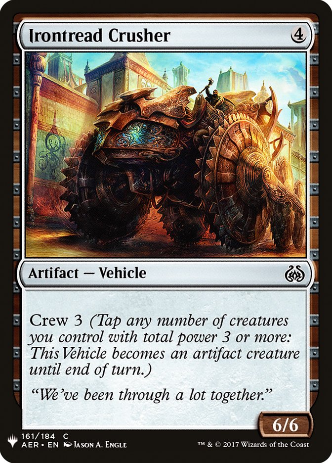 Irontread Crusher [Mystery Booster] | Yard's Games Ltd