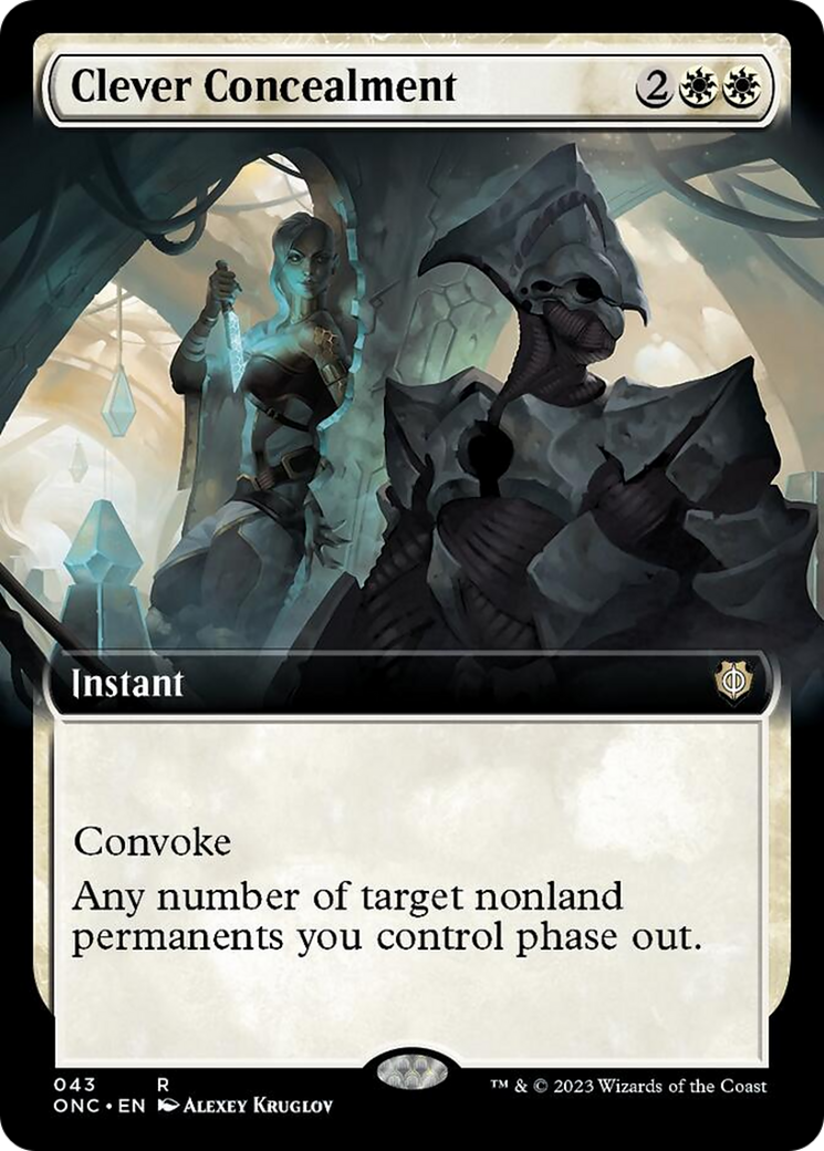 Clever Concealment (Extended Art) [Phyrexia: All Will Be One Commander] | Yard's Games Ltd