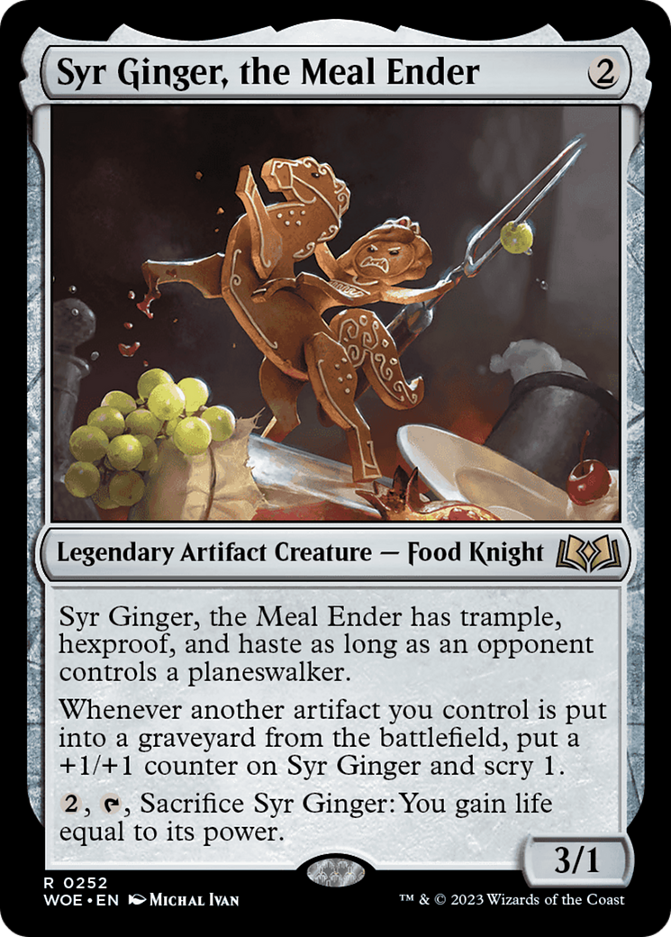 Syr Ginger, the Meal Ender [Wilds of Eldraine] | Yard's Games Ltd