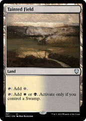 Tainted Field [Phyrexia: All Will Be One Commander] | Yard's Games Ltd