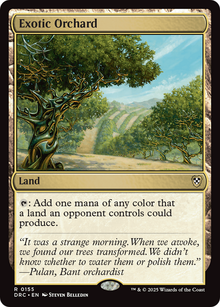 Exotic Orchard [Aetherdrift Commander] | Yard's Games Ltd