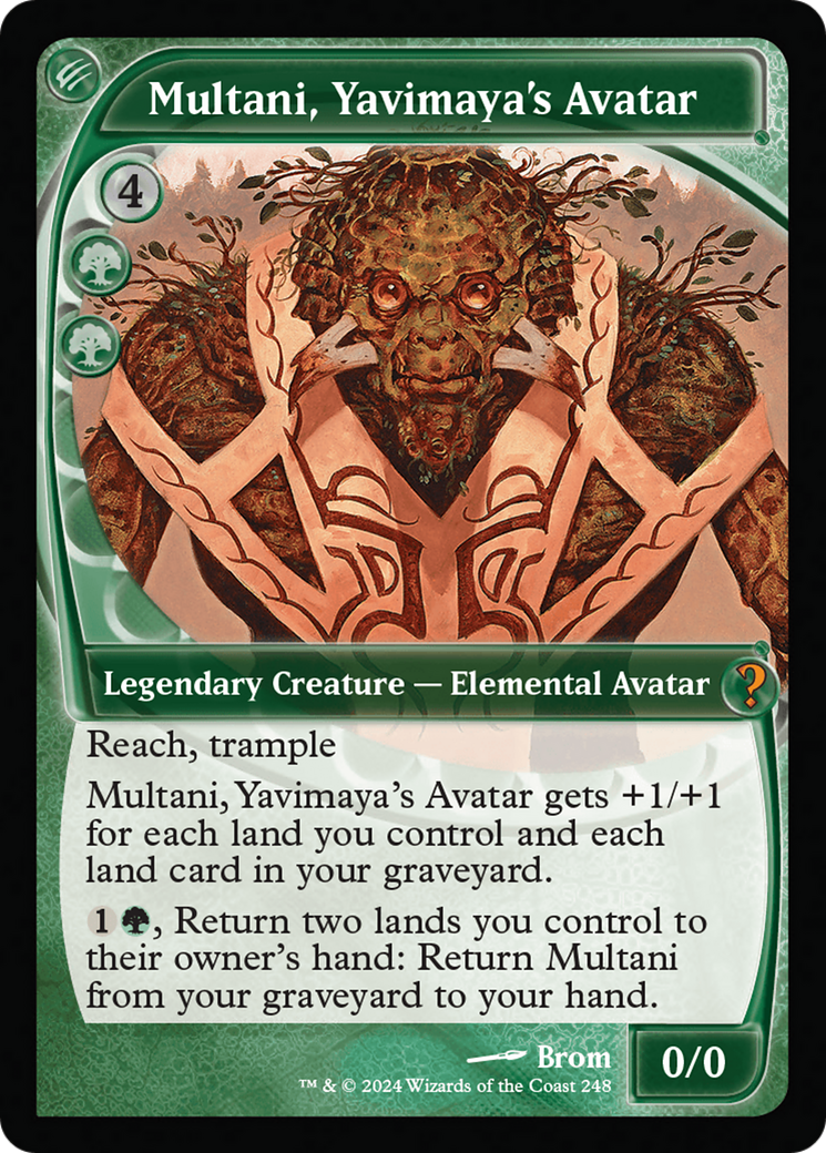 Multani, Yavimaya's Avatar (Future Sight) [Mystery Booster 2] | Yard's Games Ltd