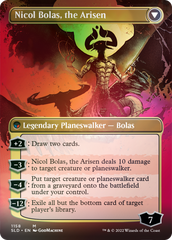 Nicol Bolas, the Ravager // Nicol Bolas, the Arisen (Borderless) [Secret Lair: From Cute to Brute] | Yard's Games Ltd