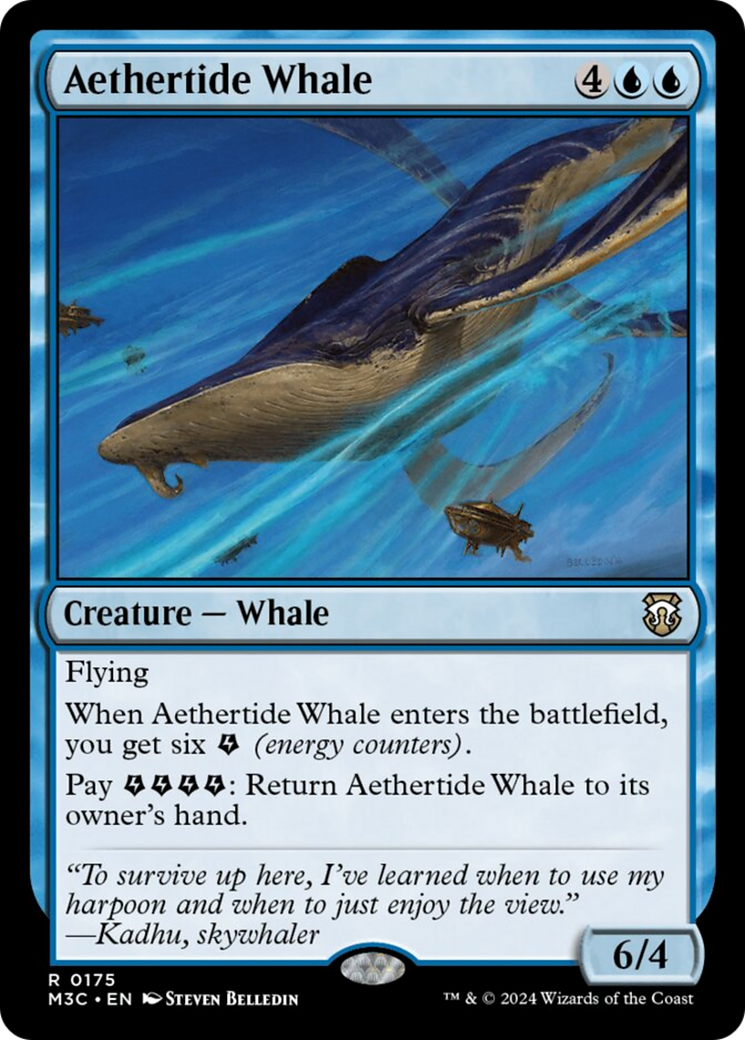 Aethertide Whale [Modern Horizons 3 Commander] | Yard's Games Ltd