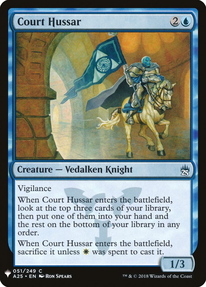 Court Hussar [Mystery Booster] | Yard's Games Ltd