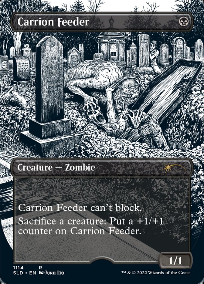 Carrion Feeder (Borderless Etched Foil) [Secret Lair Drop Series] | Yard's Games Ltd