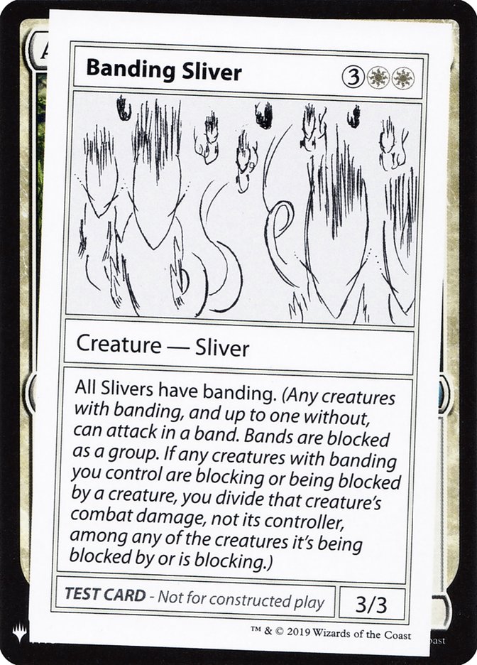 Banding Sliver [Mystery Booster Playtest Cards] | Yard's Games Ltd