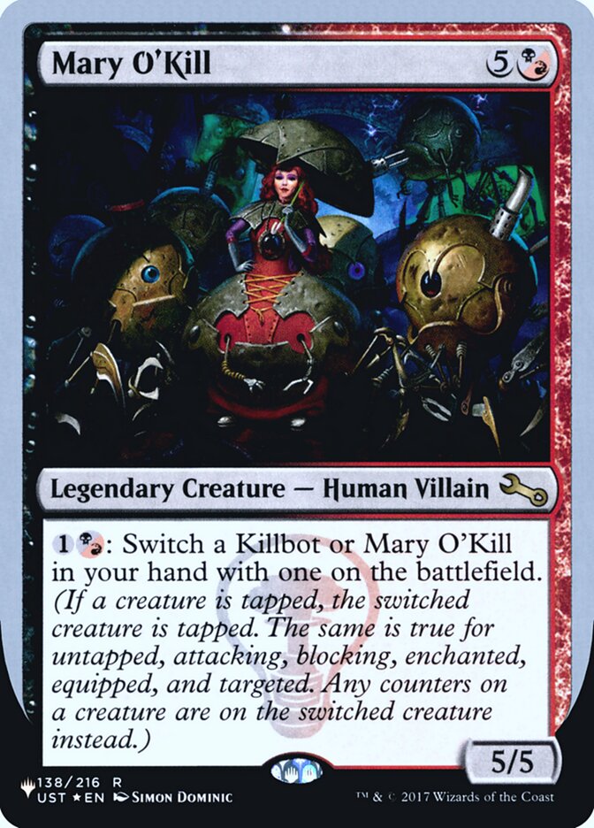 Mary O'Kill (Unfinity Foil Edition) [The List] | Yard's Games Ltd