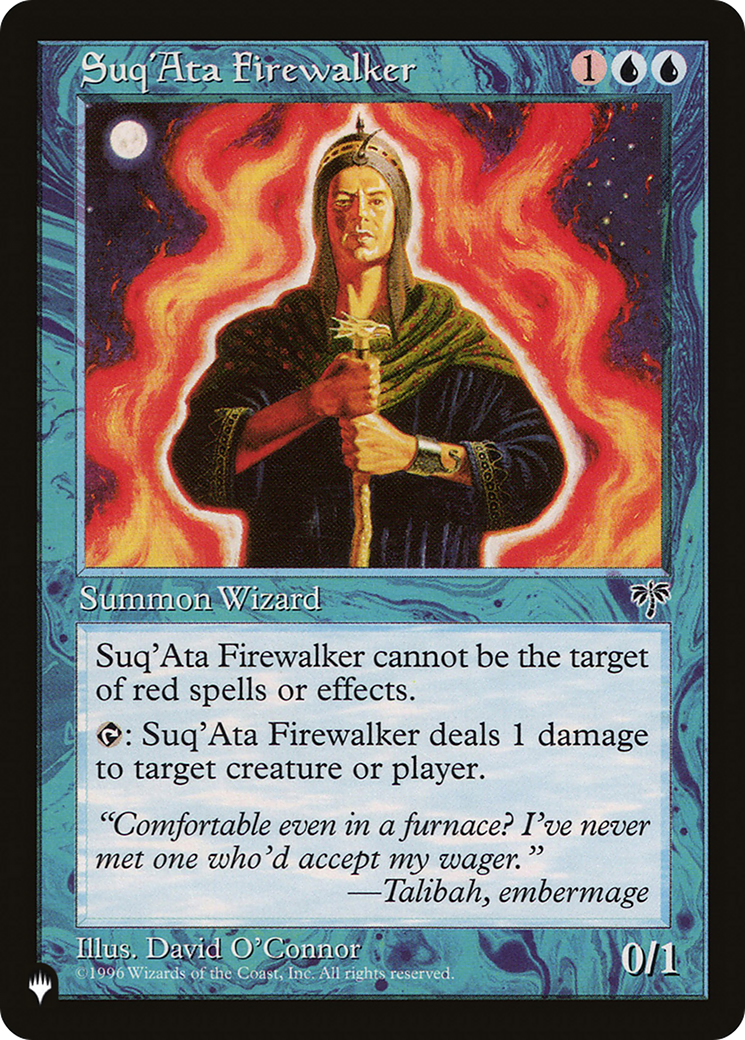 Suq'Ata Firewalker [The List] | Yard's Games Ltd