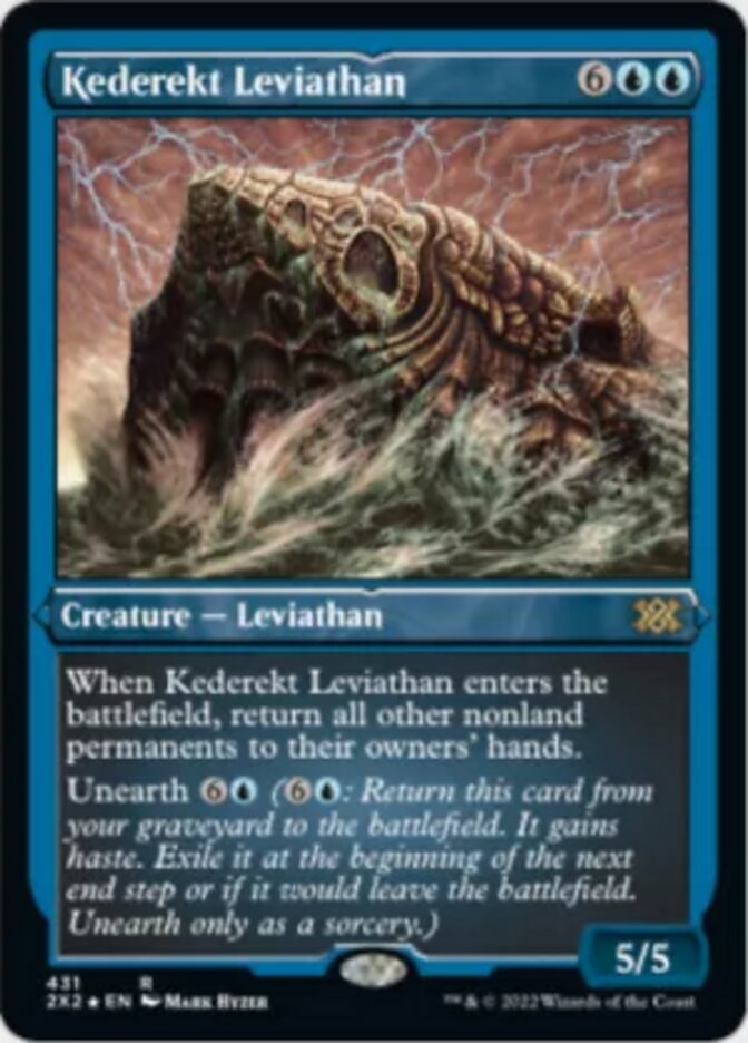 Kederekt Leviathan (Foil Etched) [Double Masters 2022] | Yard's Games Ltd