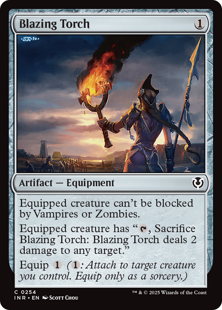 Blazing Torch [Innistrad Remastered] | Yard's Games Ltd