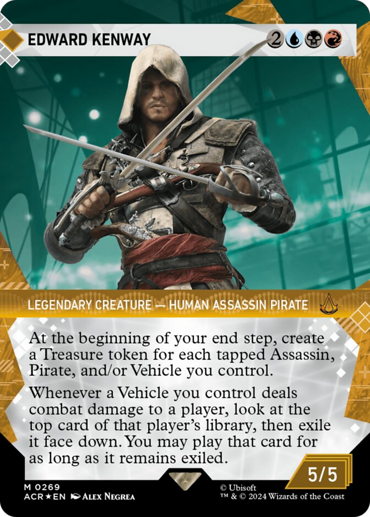 Edward Kenway (Showcase) (Textured Foil) [Assassin's Creed] | Yard's Games Ltd