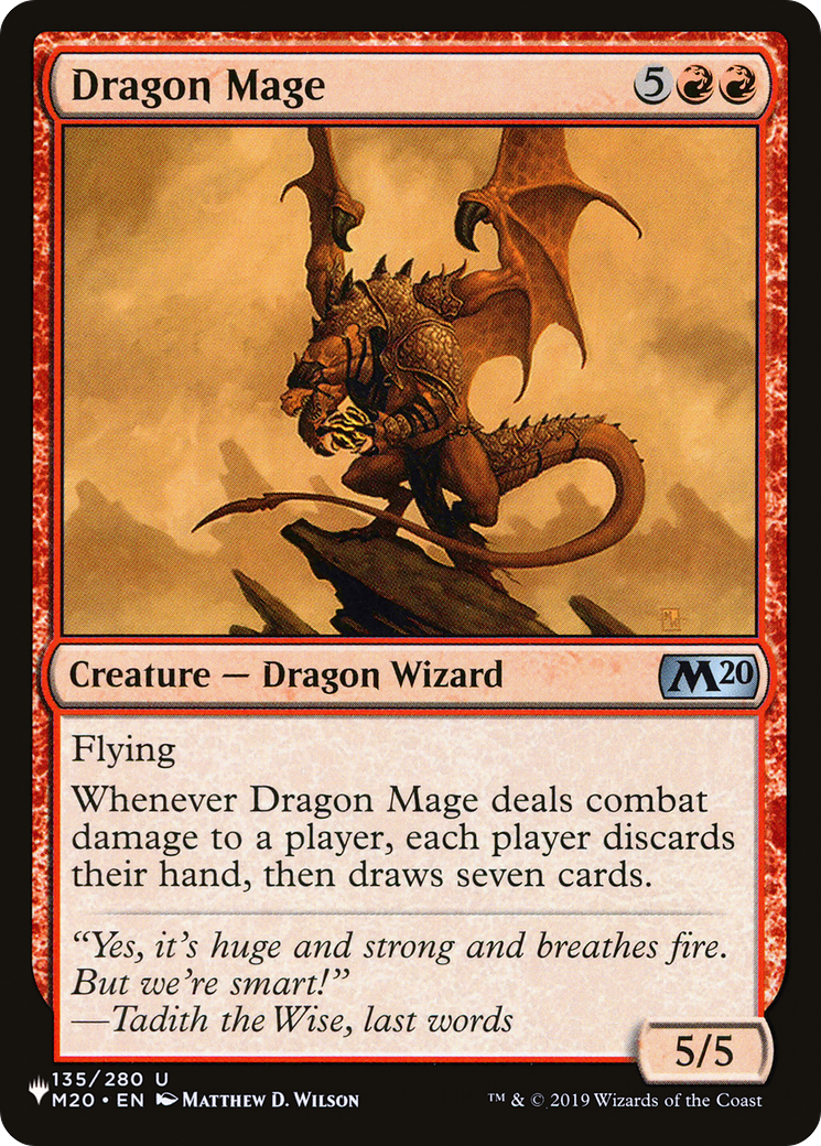 Dragon Mage [The List Reprints] | Yard's Games Ltd