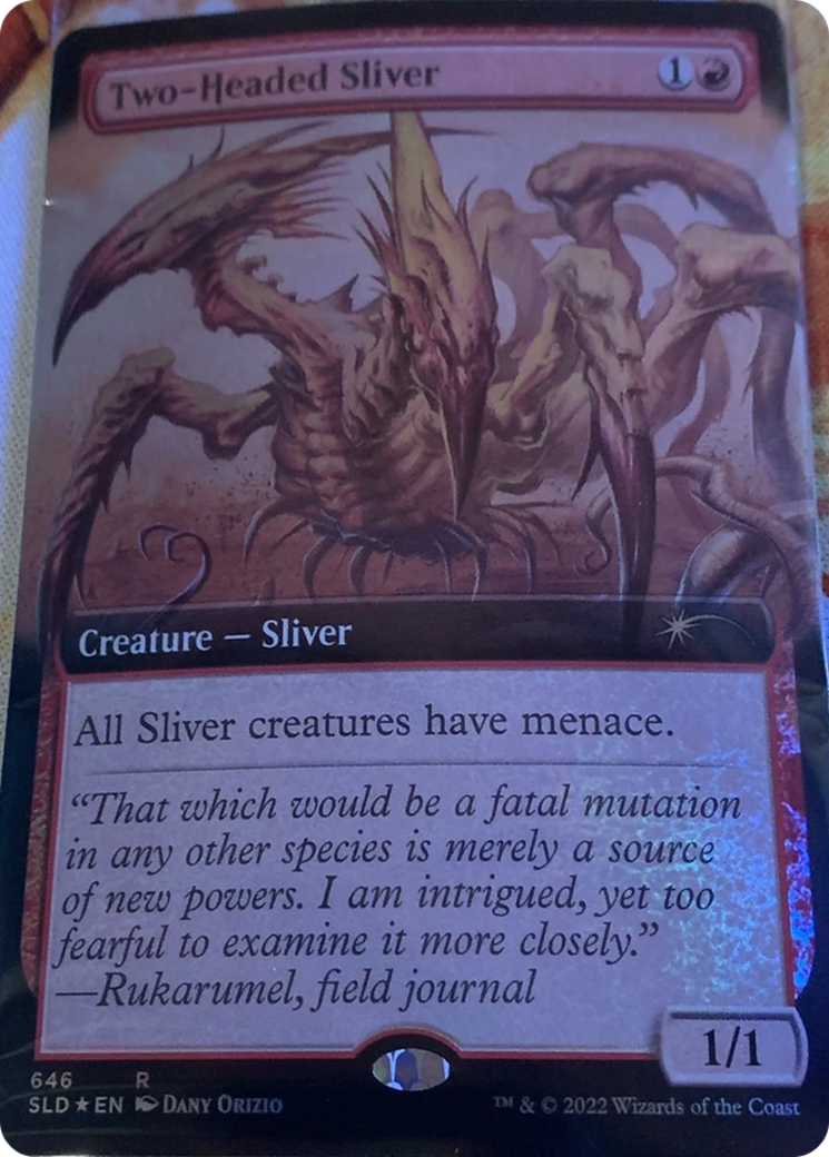 Two-Headed Sliver (Extended Art) [Secret Lair Drop Promos] | Yard's Games Ltd