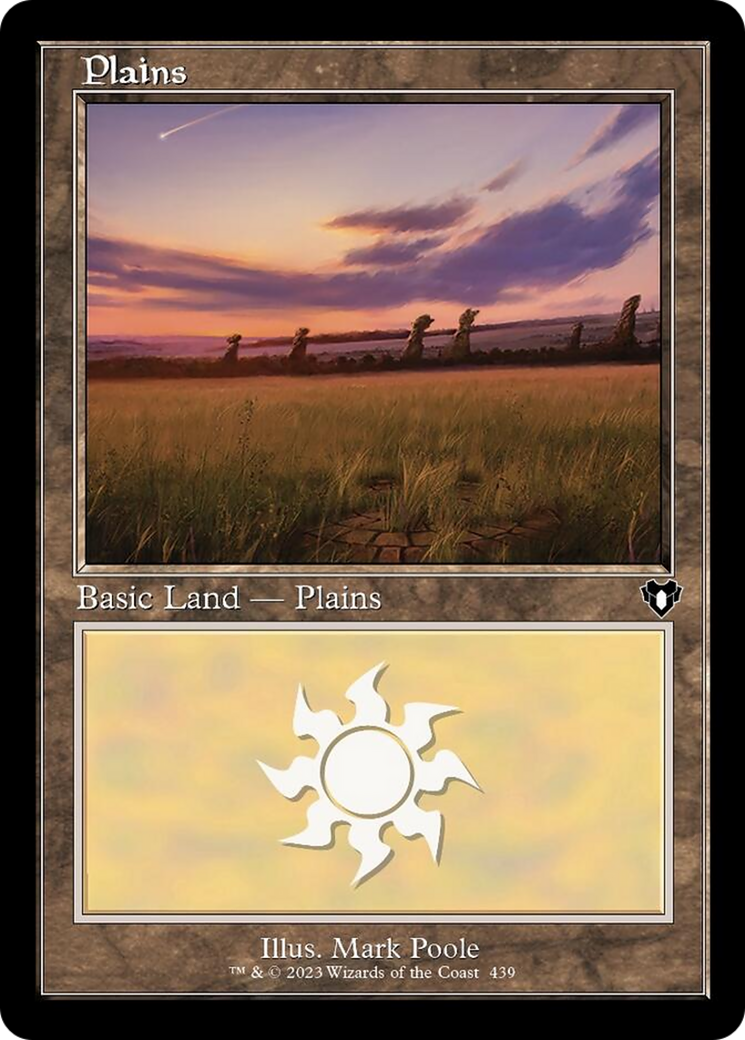 Plains (439) (Retro) [Commander Masters] | Yard's Games Ltd