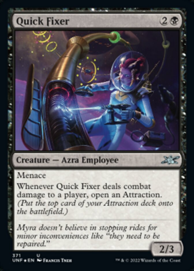 Quick Fixer (Galaxy Foil) [Unfinity] | Yard's Games Ltd