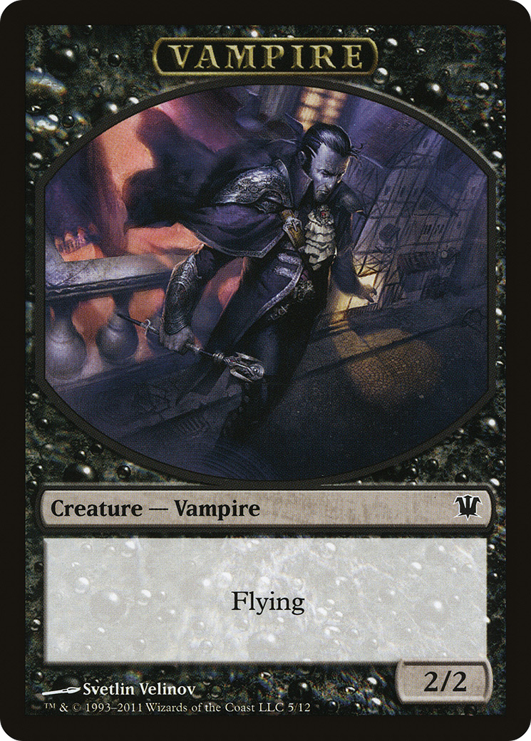 Vampire (0007) // Vampire (0008) Double-Sided Token [Innistrad Remastered Tokens] | Yard's Games Ltd