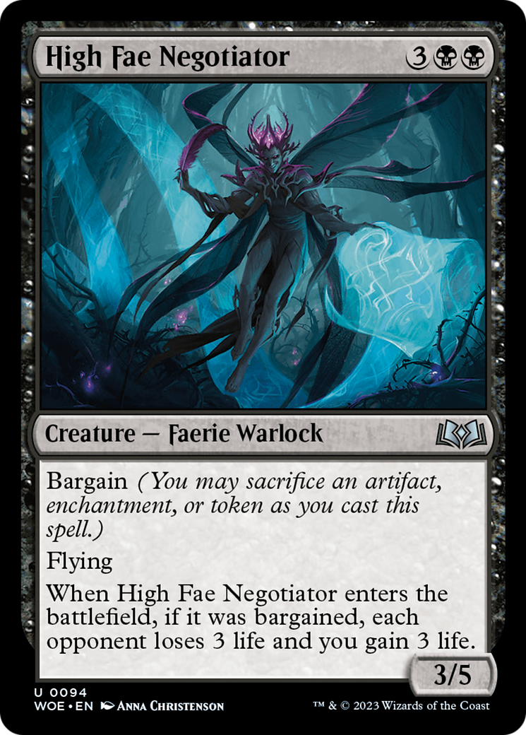 High Fae Negotiator [Wilds of Eldraine] | Yard's Games Ltd