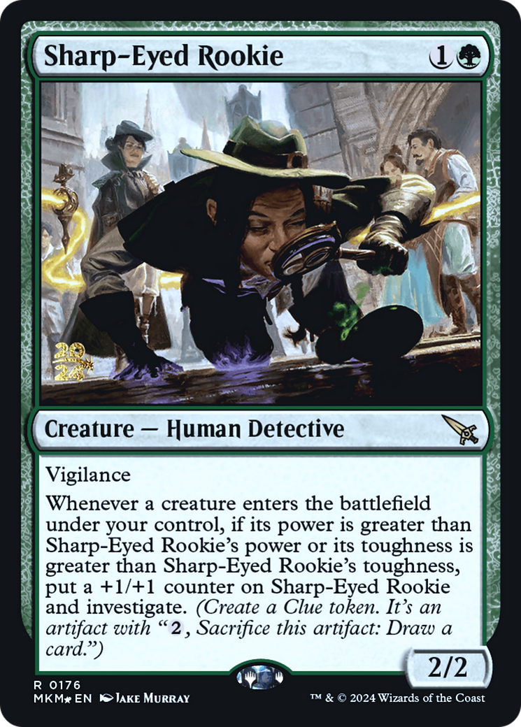 Sharp-Eyed Rookie [Murders at Karlov Manor Prerelease Promos] | Yard's Games Ltd