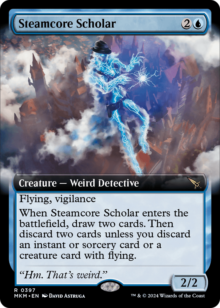 Steamcore Scholar (Extended Art) [Murders at Karlov Manor] | Yard's Games Ltd