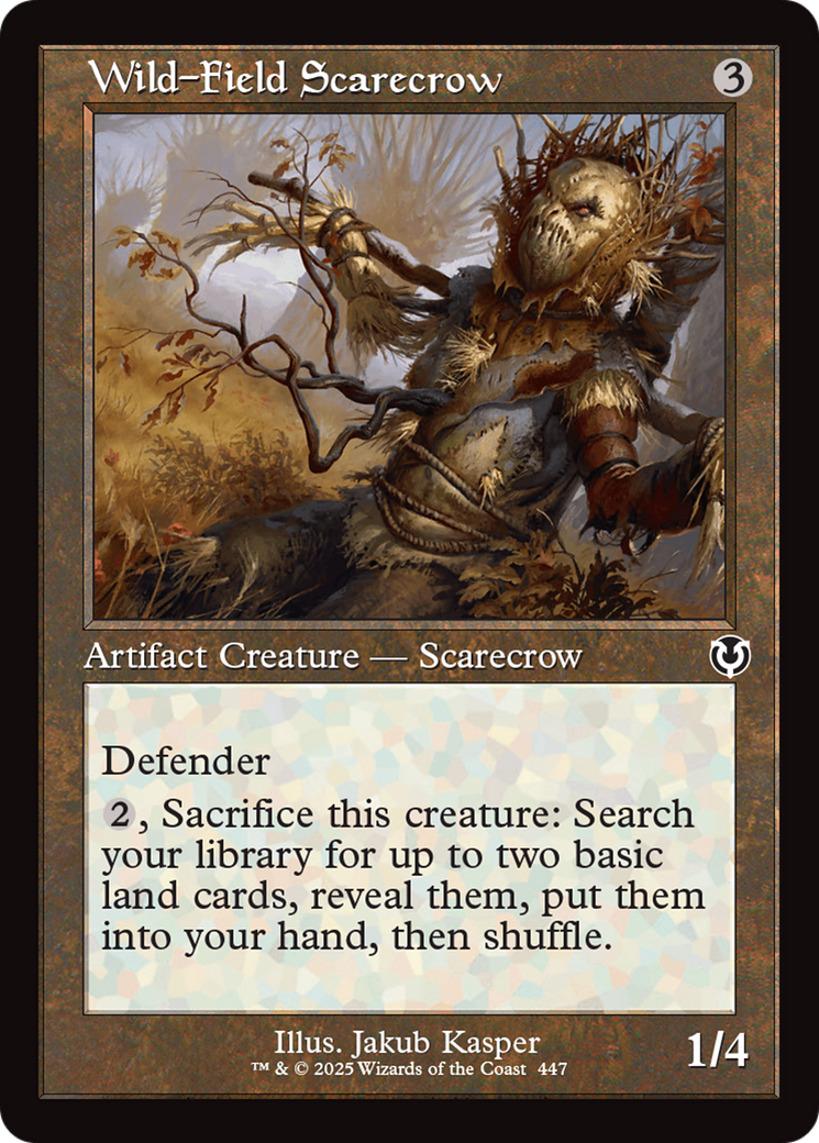 Wild-Field Scarecrow (Retro Frame) [Innistrad Remastered] | Yard's Games Ltd