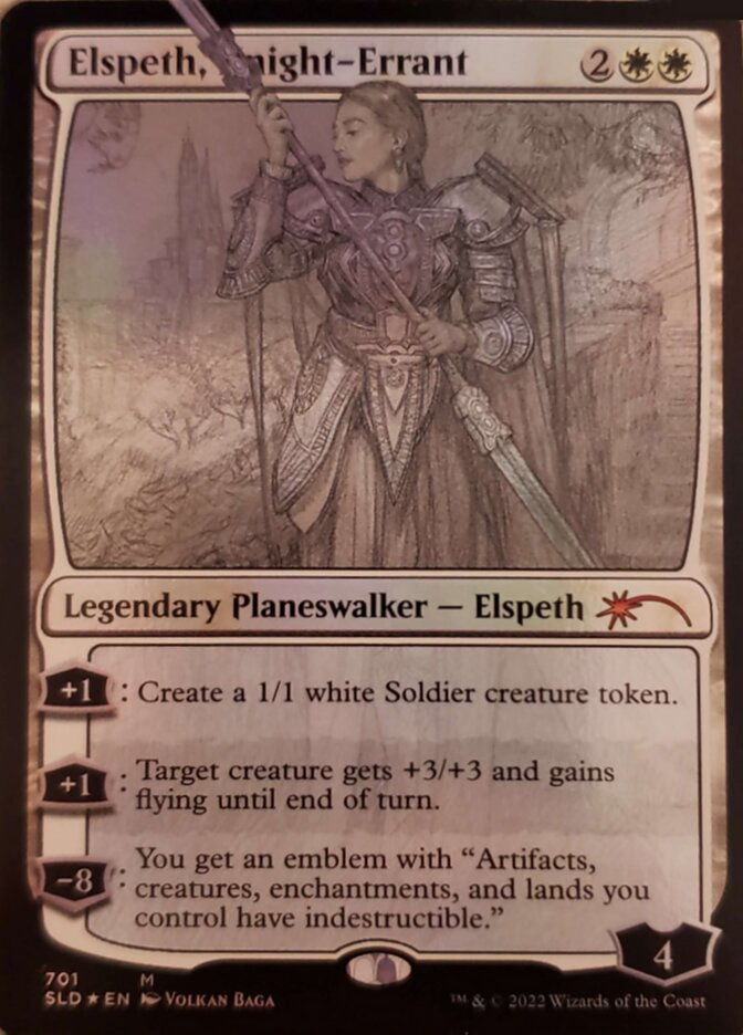 Elspeth, Knight-Errant (Sketch) [Secret Lair Drop Promos] | Yard's Games Ltd