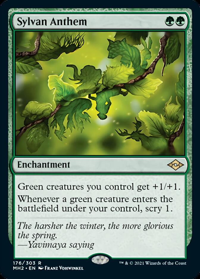 Sylvan Anthem [Modern Horizons 2] | Yard's Games Ltd