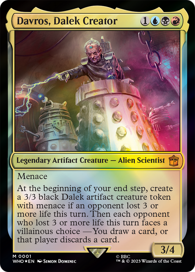 Davros, Dalek Creator [Doctor Who] | Yard's Games Ltd