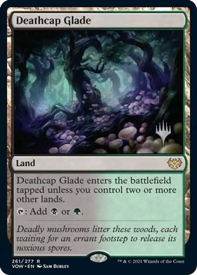 Deathcap Glade (Promo Pack) [Innistrad: Crimson Vow Promos] | Yard's Games Ltd