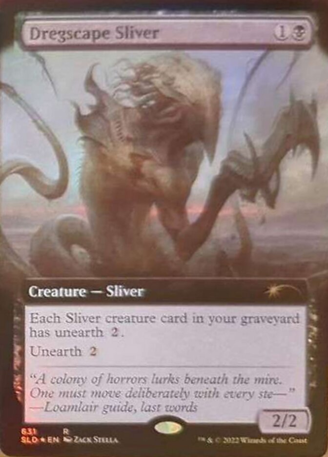 Dregscape Sliver (Extended Art) [Secret Lair Drop Promos] | Yard's Games Ltd