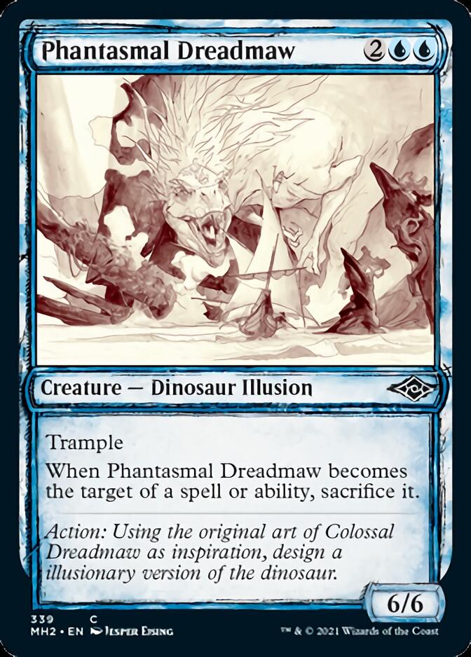 Phantasmal Dreadmaw (Sketch) [Modern Horizons 2] | Yard's Games Ltd