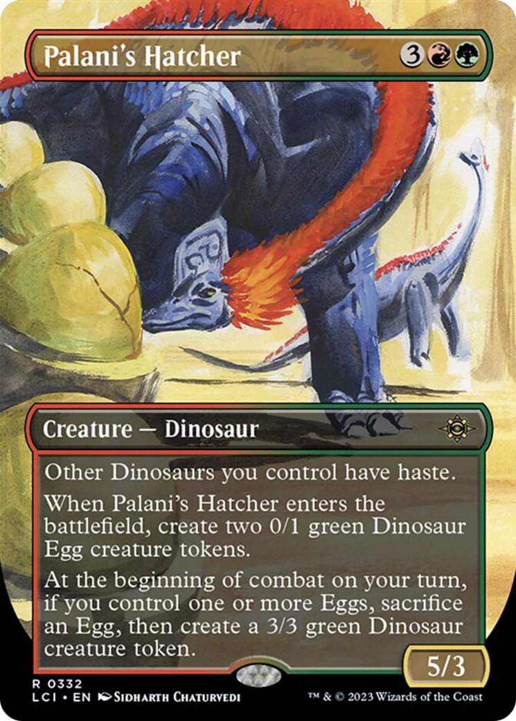 Palani's Hatcher (Borderless) [The Lost Caverns of Ixalan] | Yard's Games Ltd