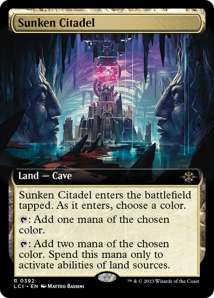 Sunken Citadel (Extended Art) [The Lost Caverns of Ixalan] | Yard's Games Ltd