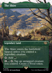 The Shire (Borderless) (Surge Foil) [The Lord of the Rings: Tales of Middle-Earth] | Yard's Games Ltd