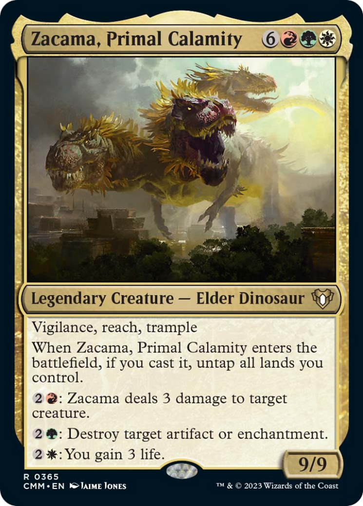 Zacama, Primal Calamity [Commander Masters] | Yard's Games Ltd