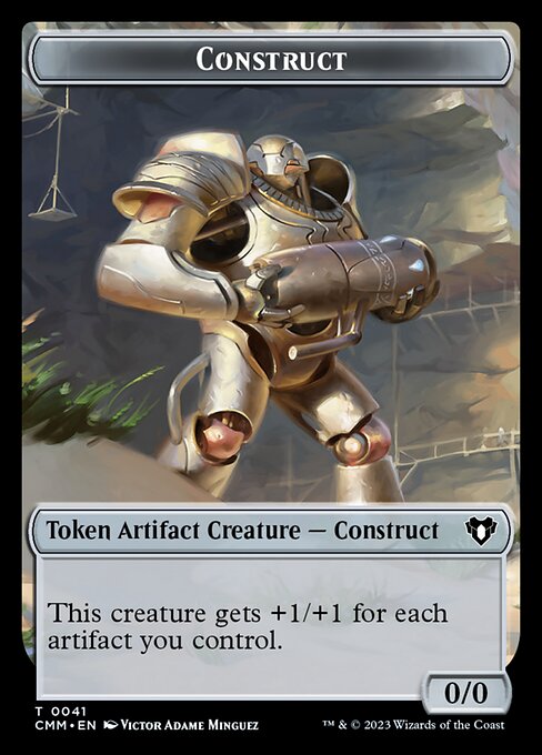 Servo // Construct (0041) Double-Sided Token [Commander Masters Tokens] | Yard's Games Ltd